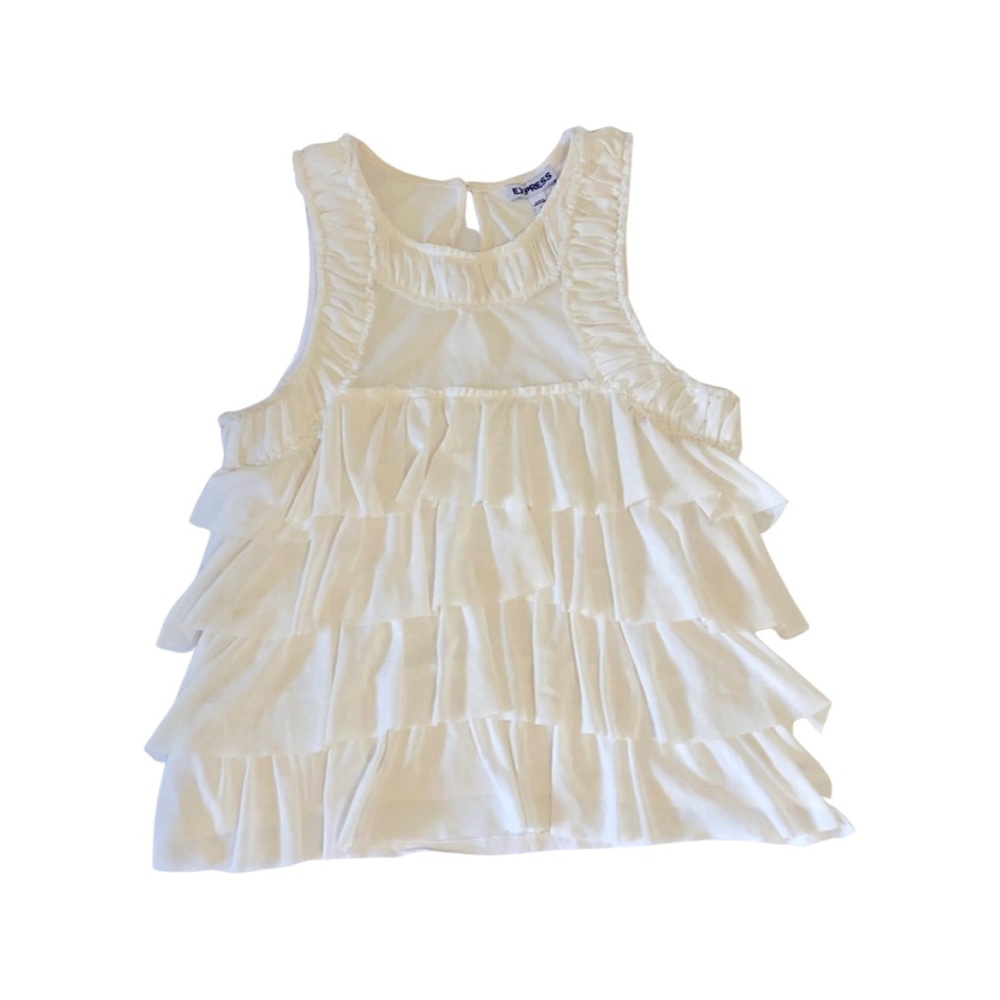 Express Tiered Ruffles Tank Top